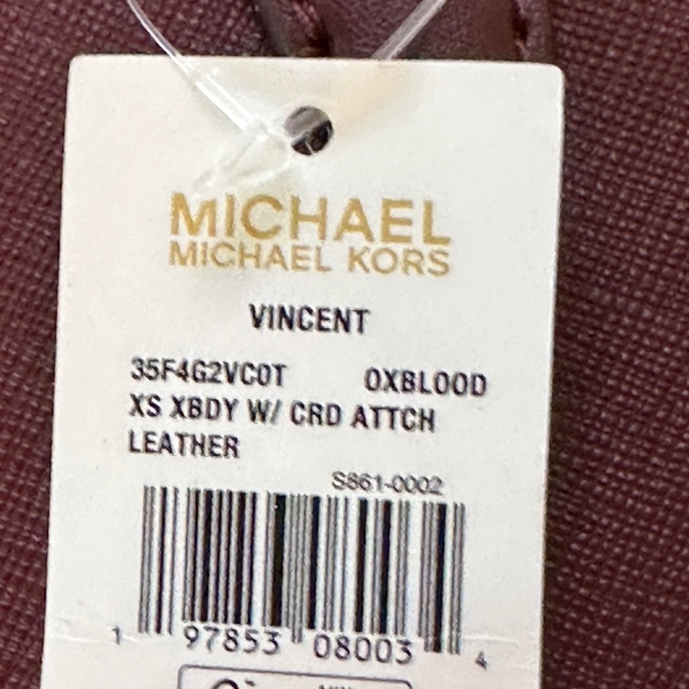 NWT - Michael Kors Vincent Extra Small Crossbody. Retail $348.00 - Picture 5 of 5
